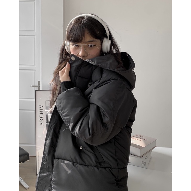 ÁO PHAO CÓ MŨ OVERSIZE CHUBBIE chất liệu dày dặn, ấm áp - CHUBBIE WINTER Jacket | BigBuy360 - bigbuy360.vn