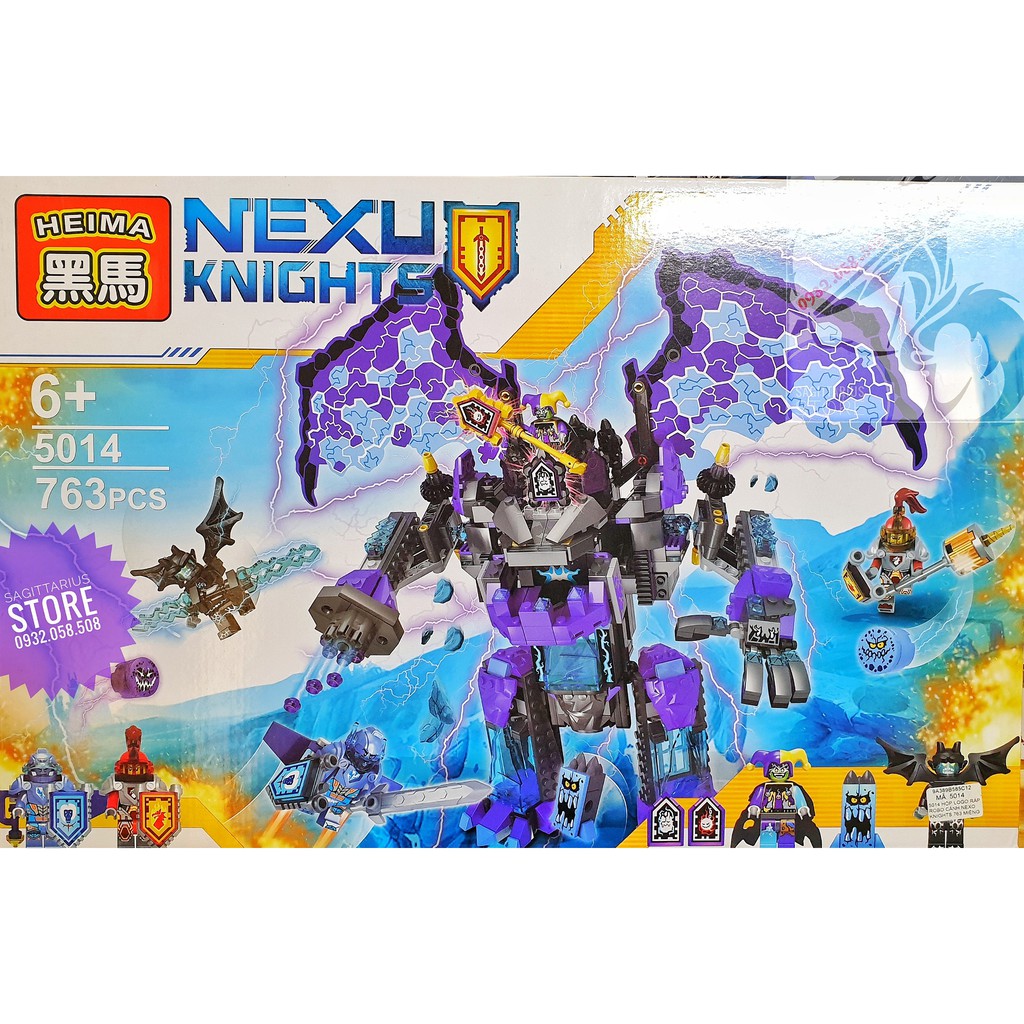Lego Heima 5014 - Lắp Ráp Quái Vật Đá Nexo Knights ( 763 Mảnh )