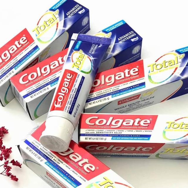 Kem Đánh Răng Colgate Total SF Advanced Whitening Của Mỹ 181G