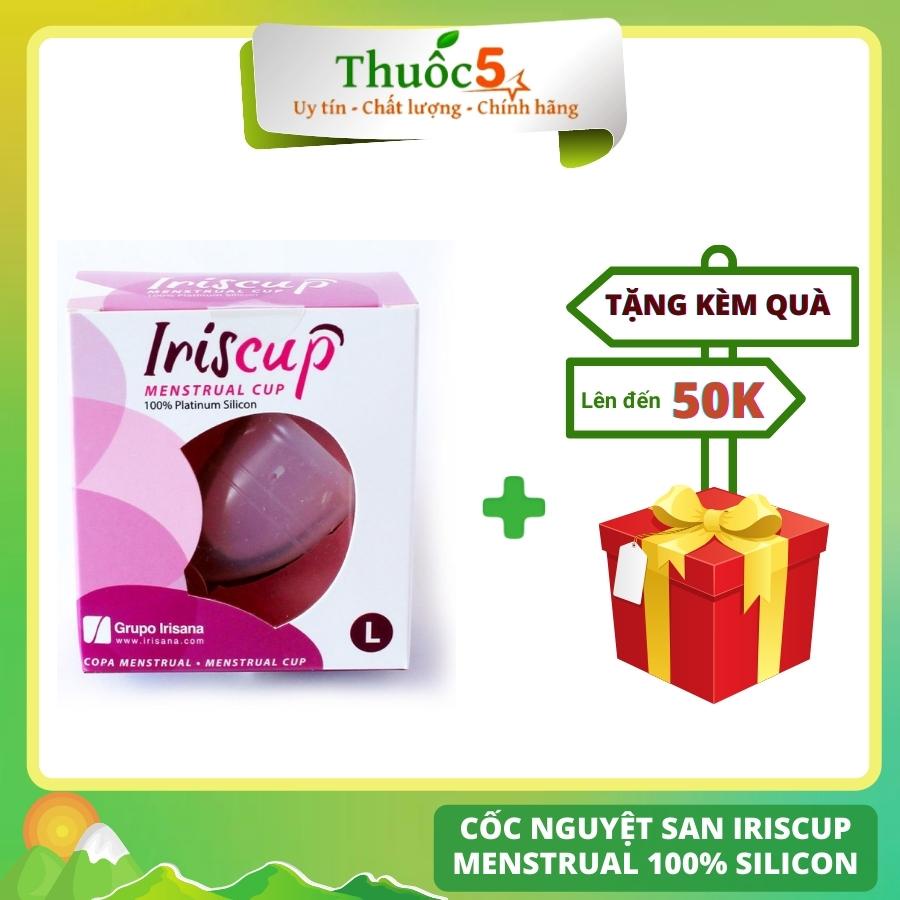 Iriscup Menstrual Cốc nguyệt san 100% silicon