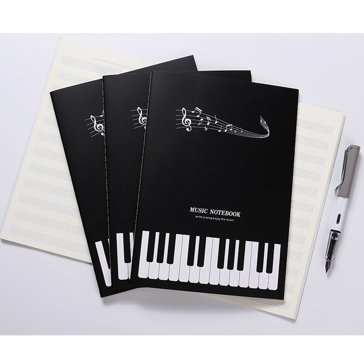 Vở Chép nhạc B5 chép lời bài hát sáng tác, giấy chuyên dụng chính hãng SENMU