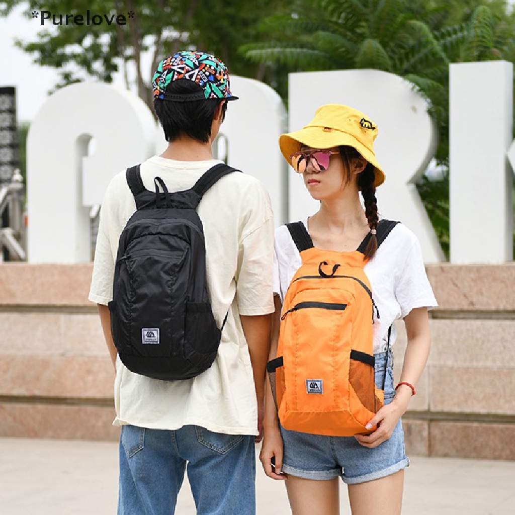 Ba Lô Chống Thấm Nước Gấp Gọn Siêu Nhẹ Dung Tích 20L Mới