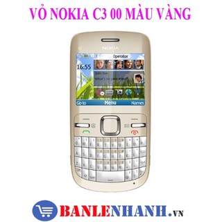 VỎ NOKIA C3 00 MÀU VÀNG