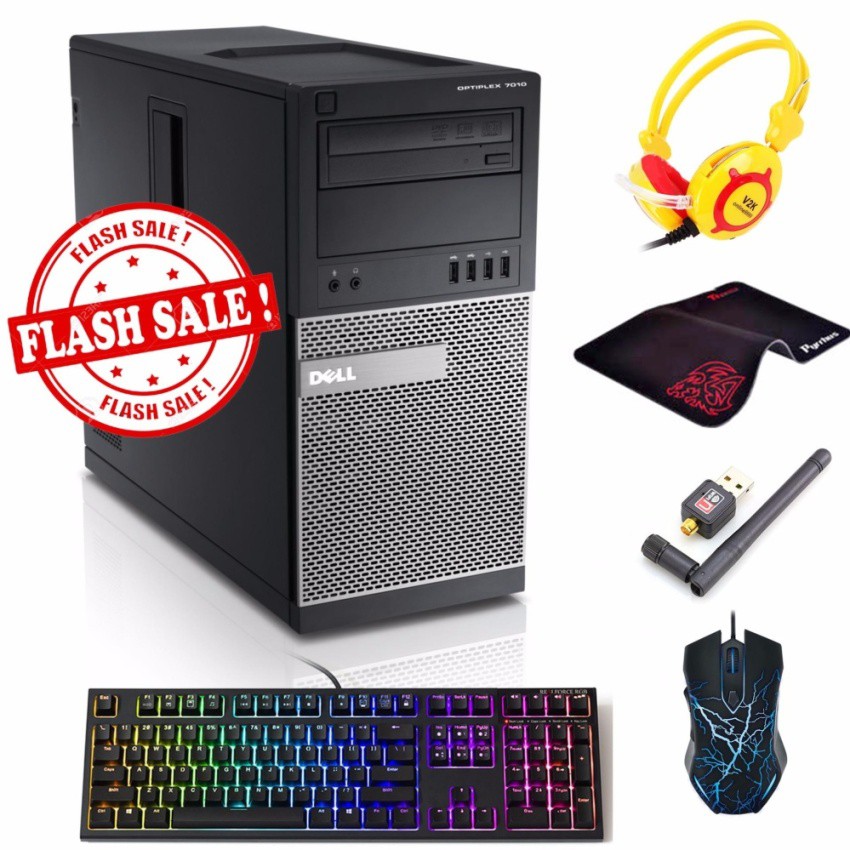 Máy tính chơi Game DELL OPTIPLEX 7010 MT (Core I7 3770, Ram 8GB, HDD 500GB) + Quà Tặng - Hàng Nhập Khẩu | BigBuy360 - bigbuy360.vn
