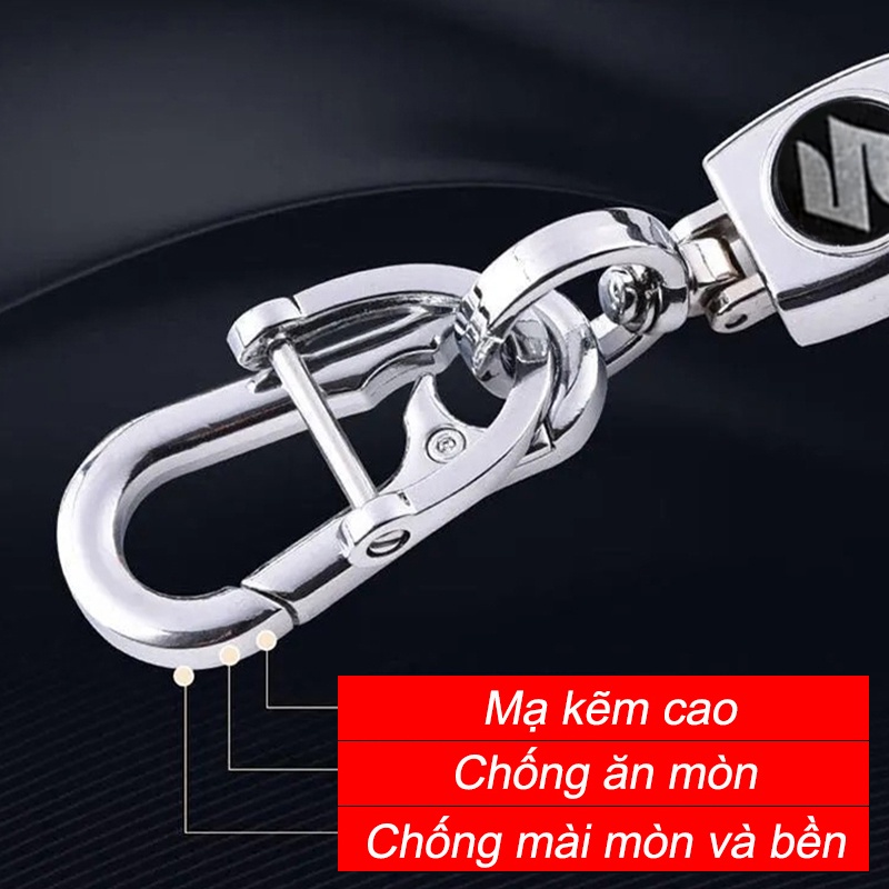 móc chìa khóa ô tô Suzuki móc khóa hợp kim
