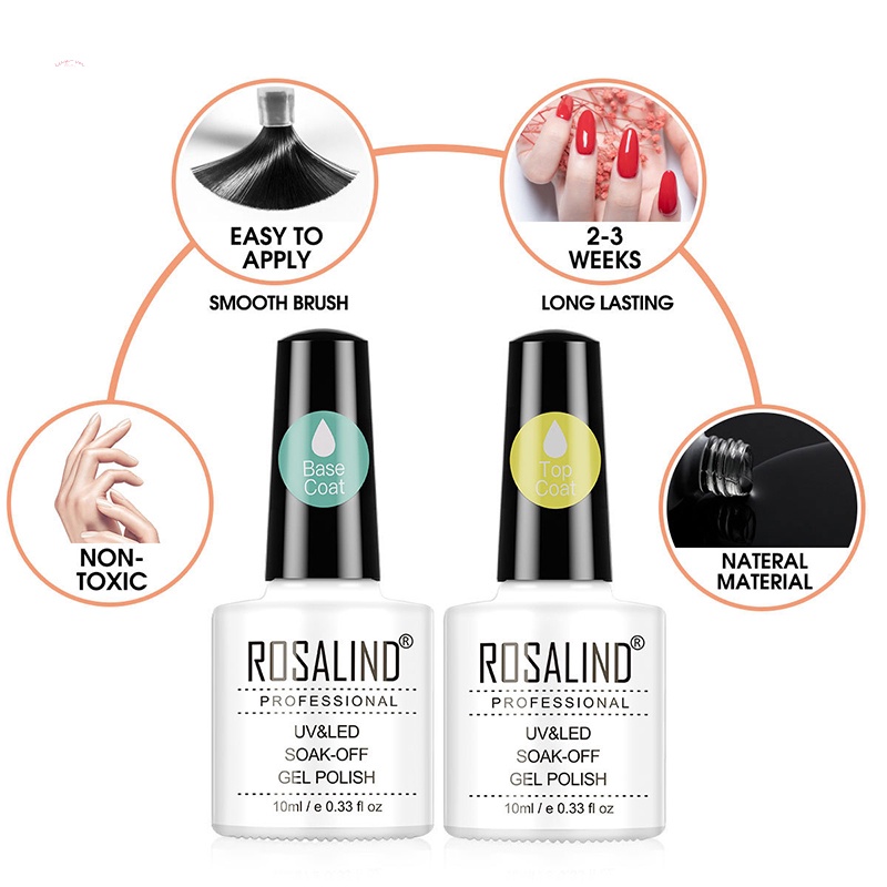 Set 2 Lọ Nước Sơn Móng Tay Khô Nhanh Không Độc Hại