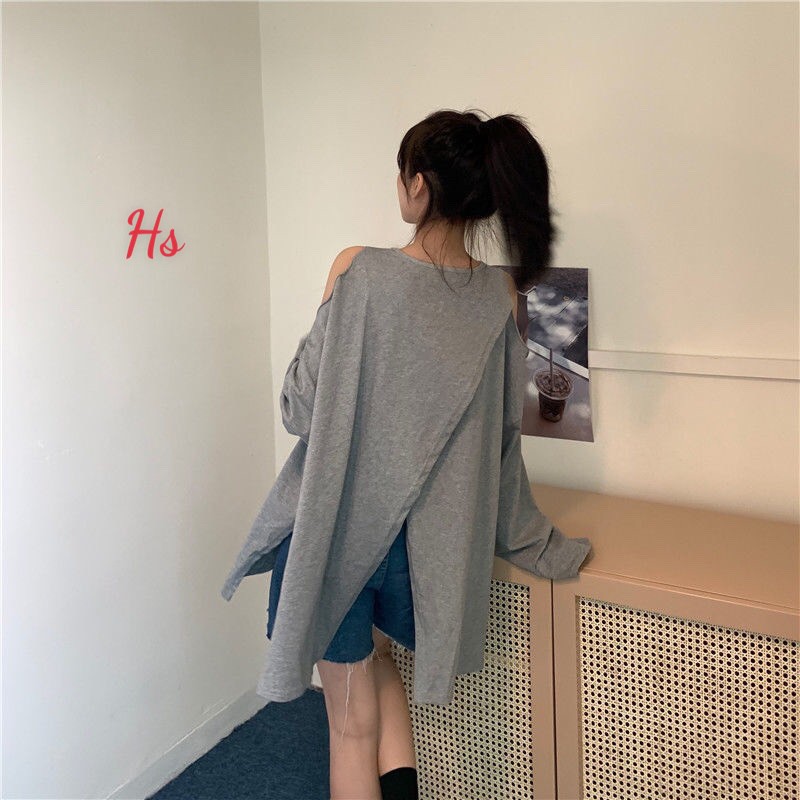 Áo Khoét 2 Bên Vai Xẻ Tà Lệch Tầng Mã 619