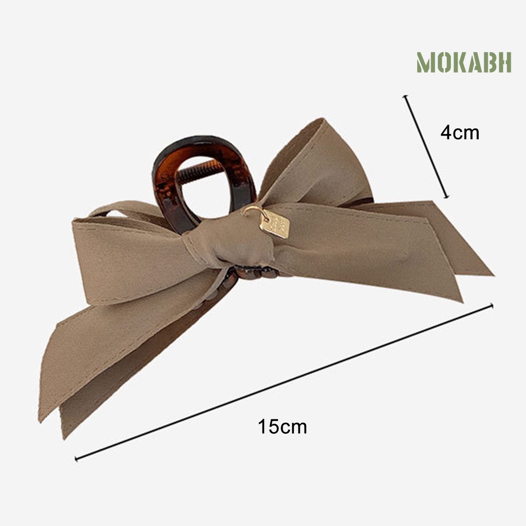 Kẹp Tóc Càng Cua Bằng Vải Lấp Lánh Chống Trượt Ổn Định Cho Nữ