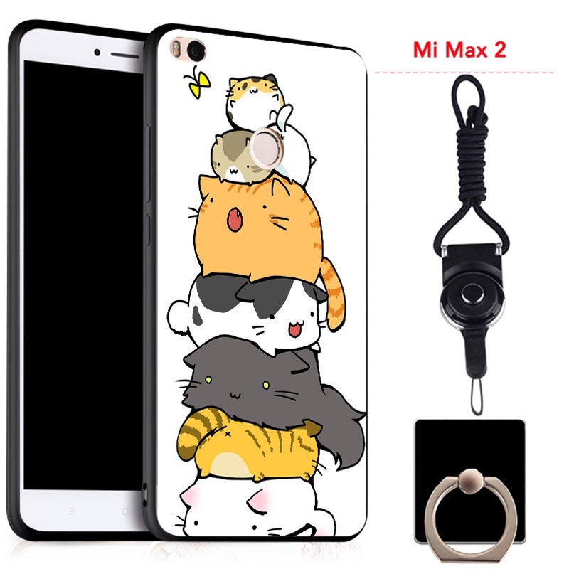Ốp điện thoại gel silica dành cho Xiaomi Mi Max 2