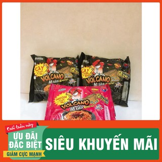 Mì Xào Ăn Liền Hàn Quốc Koreno Paldo Volcano Vị Gà và Vị Gà Phô Mai Gói 118G - ngon nhứt nách