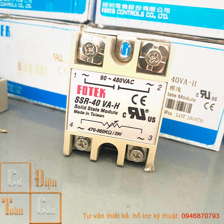 Relay  bán dẫn Fotek SSR 100VA 100DA 100AA 80VA 80DA 80AA 60VA 60DA 60AA 40VA 40DA 40AA  25VA 25DA 25AA