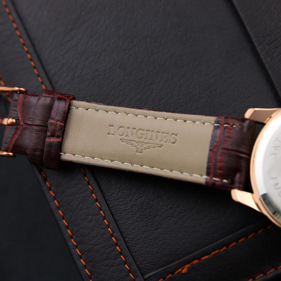 Đồng Hồ Nam LONG01W Máy Pin Kim Trôi - Dây Da Cao Cấp - Có Lịch Ngày - Bảo Hành 12 Tháng Trên Toàn Quốc