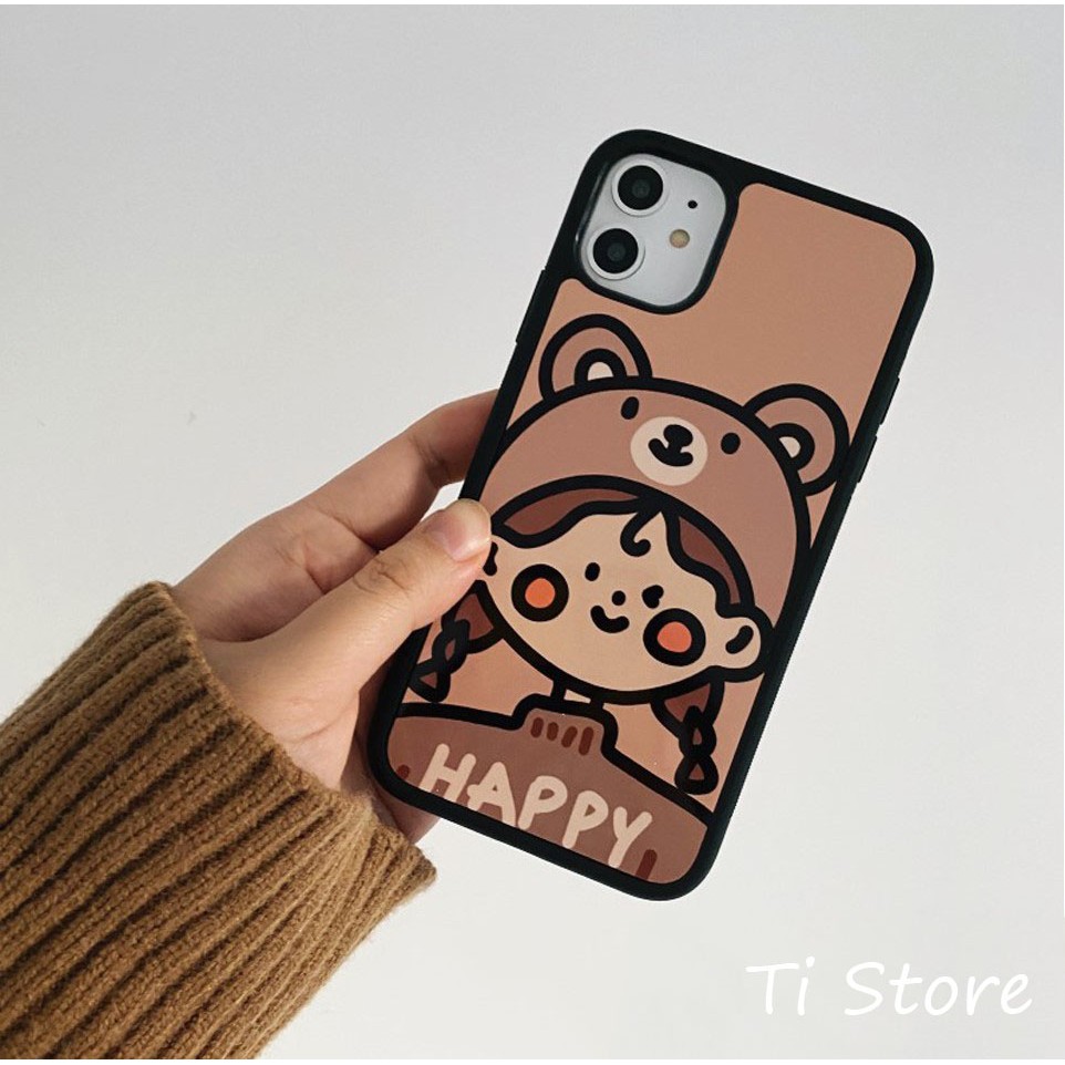 Ốp Lưng Girl Happy 4 iP