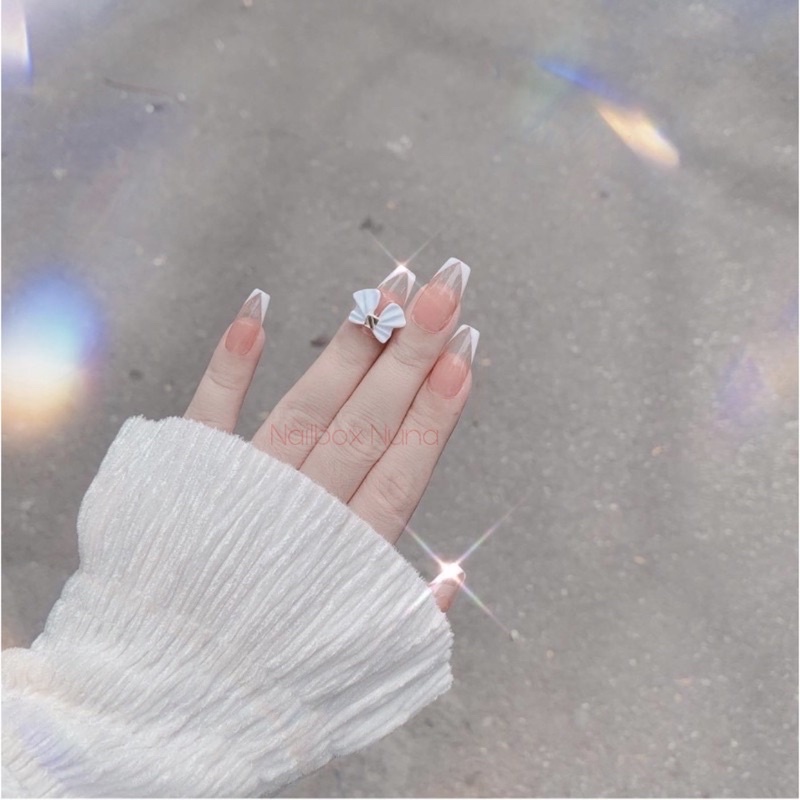 charm nơ NAILBOX full option  Móng up Thiết kế nơ xinh cute inbox chọn size và  shape đầy đủ phụ kiện CÓ NOW SHIP