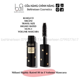 Chuốt Mi Cong & Dày Milani Highly Rated 10 in 1 Volume Mascara mini