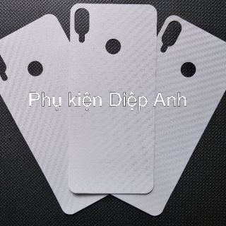Dán  carbon chống xước lưng cho điện thoại