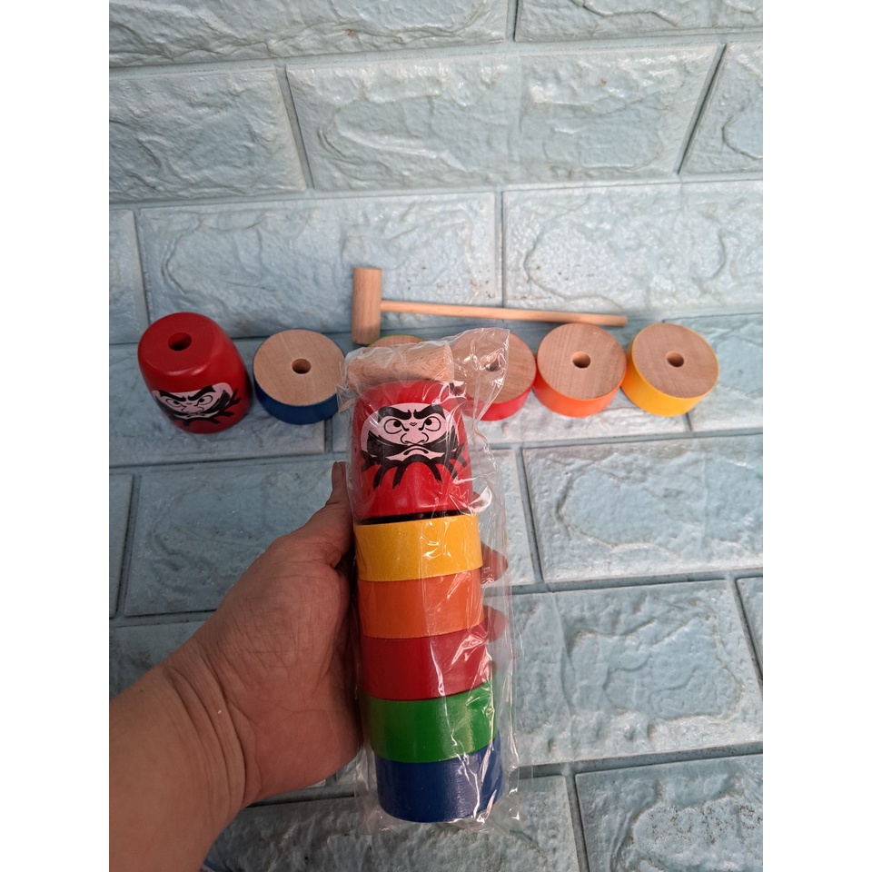 Bộ đồ chơi xếp gỗ nhập từ Nhật