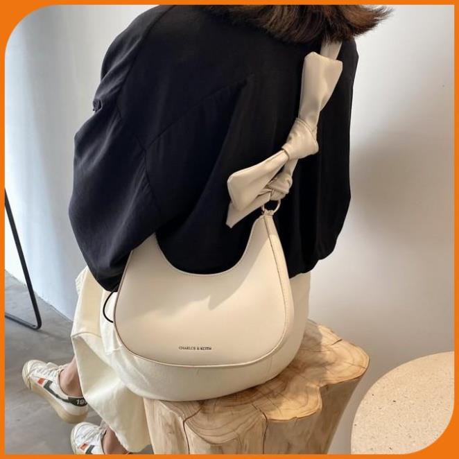 Túi xách nữ da mềm, túi kẹp nách nữ bản to dây đeo vải thắt nơ - LAHEE 104.03 | BigBuy360 - bigbuy360.vn