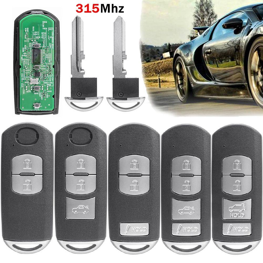 Chìa Khóa Điều Khiển Từ Xa 3 Nút 4 Nút 315MHz 1 Cho Mazda 3 2015-2018