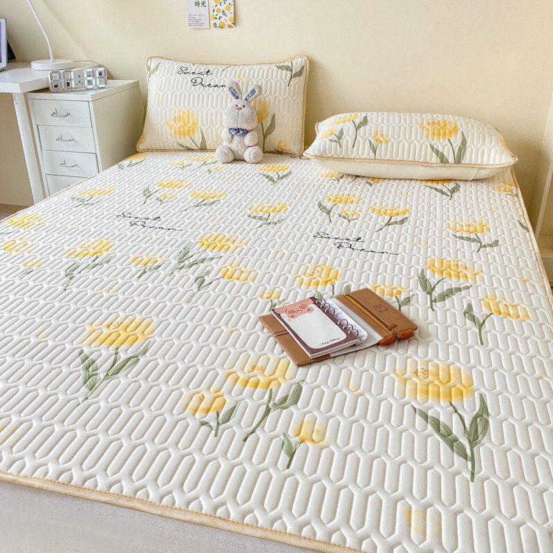 Chiếu điều hoà 5D loại đẹp 90cm và 120cm / Thảm làm mát The Cathy House nhập khẩu cao su non êm mềm mát mùa hè
