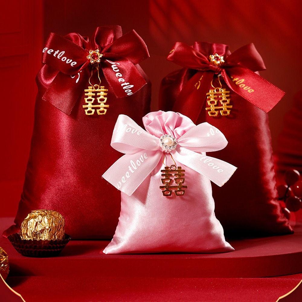 Bộ 10 Túi Dây Rút Đựng Kẹo Sáng Tạo