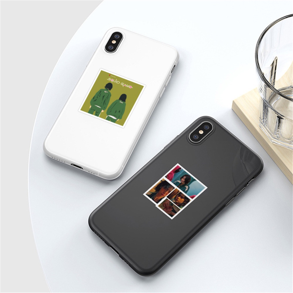 Bộ 50 miếng dán trang trí laptop/điện thoại hình mực chơi game DIY