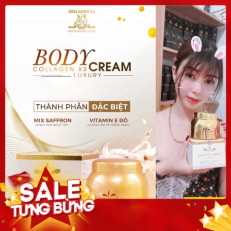 [CAM KẾT CHẤT LƯƠNG] - Kem body Collagen X3 Luxury kích trắng da chính hãng Mỹ Phẩm Đông Anh | BigBuy360 - bigbuy360.vn