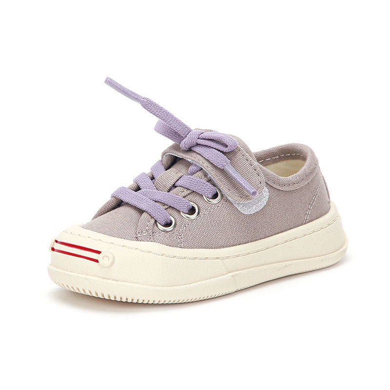 Hàng Mới Về Giày Thể Thao Vải Canvas Đế Mềm Thoáng Khí Thoải Mái Dễ Phối Đồ Thời Trang Mùa Hè Cho Bé Gái 1-2 Tuổi