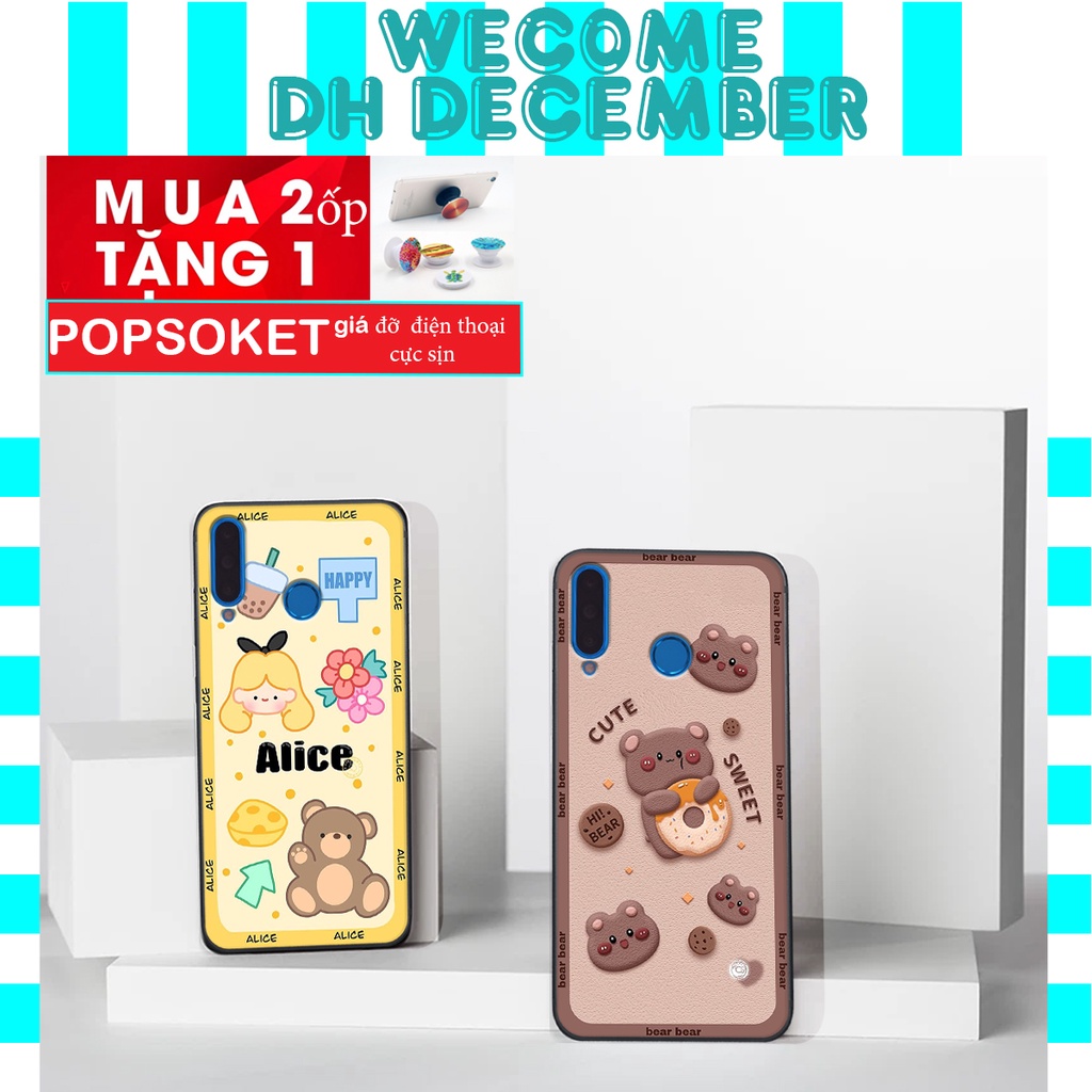Ốp lưng Huawei P30 LITE  in hình 3D gấu mới nhất - sang - chảnh - ĐẸP- BỀN