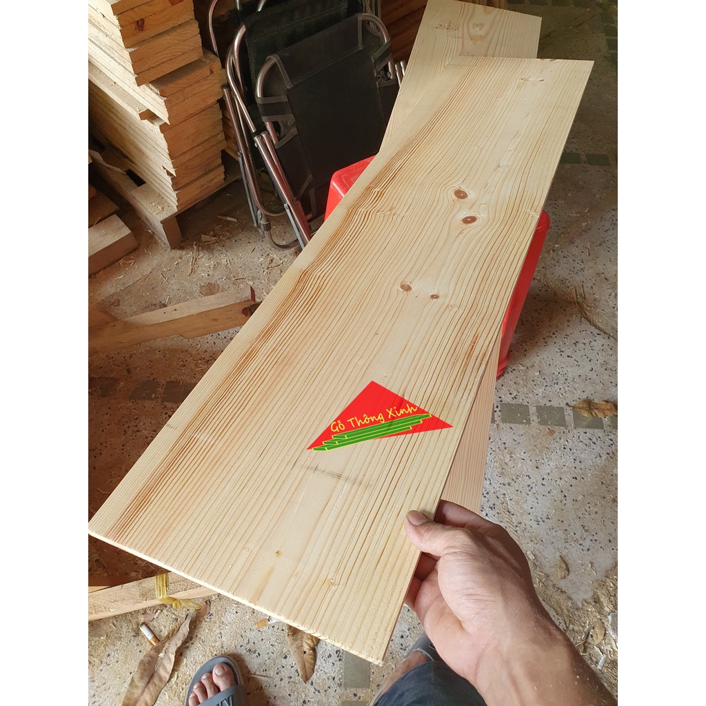 Gỗ thông mặt lớn rộng 24cm, dài 1m, dày 1cm đã bào đẹp 4 mặt phù hợp để trang trí, chế loa bluetooth, DIY