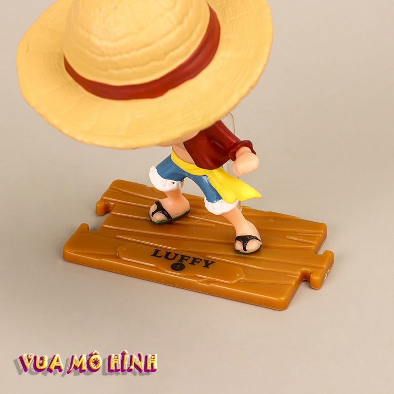 Mô hình One Piece- Figure One Piece chibi combo đủ bộ 10 nhân vật băng Luffy cao 10cm