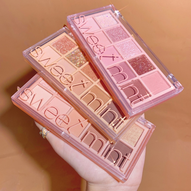 [Hàng mới về] Bảng phấn mắt Sweet Mint Sena 10 màu ngọt ngào