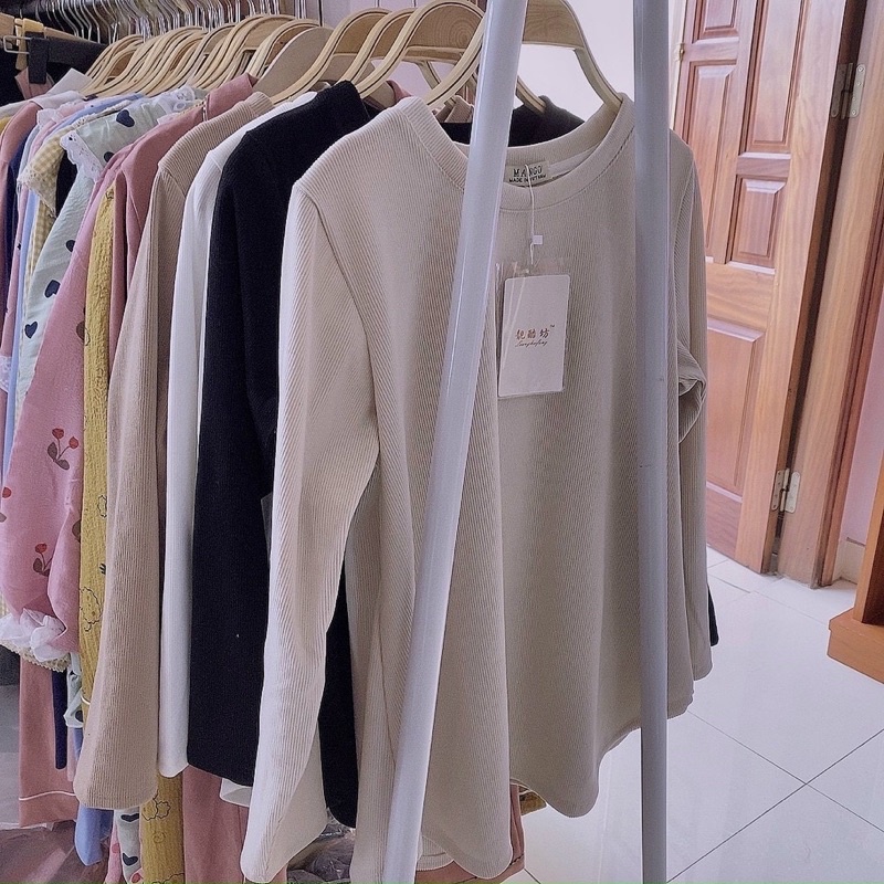 Áo bầu mùa đông - Áo tăm nhung ấm áp