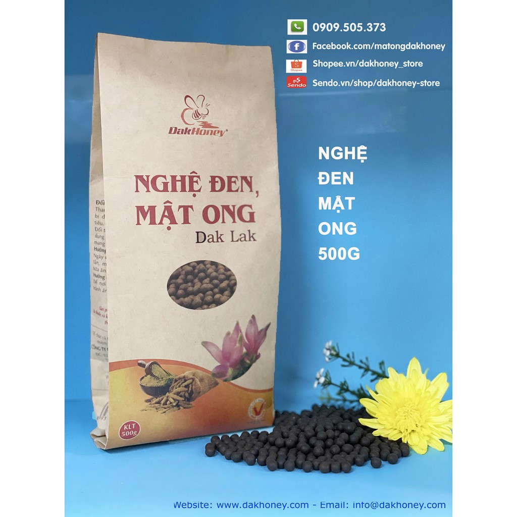 NGHỆ ĐEN MẬT ONG DAKLAK 500G