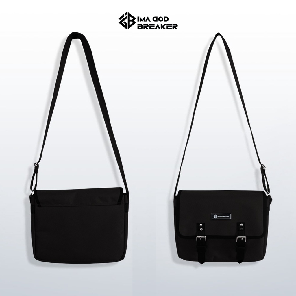 iGB Black Crossbody Bag - Túi Đeo Chéo Đen iGB