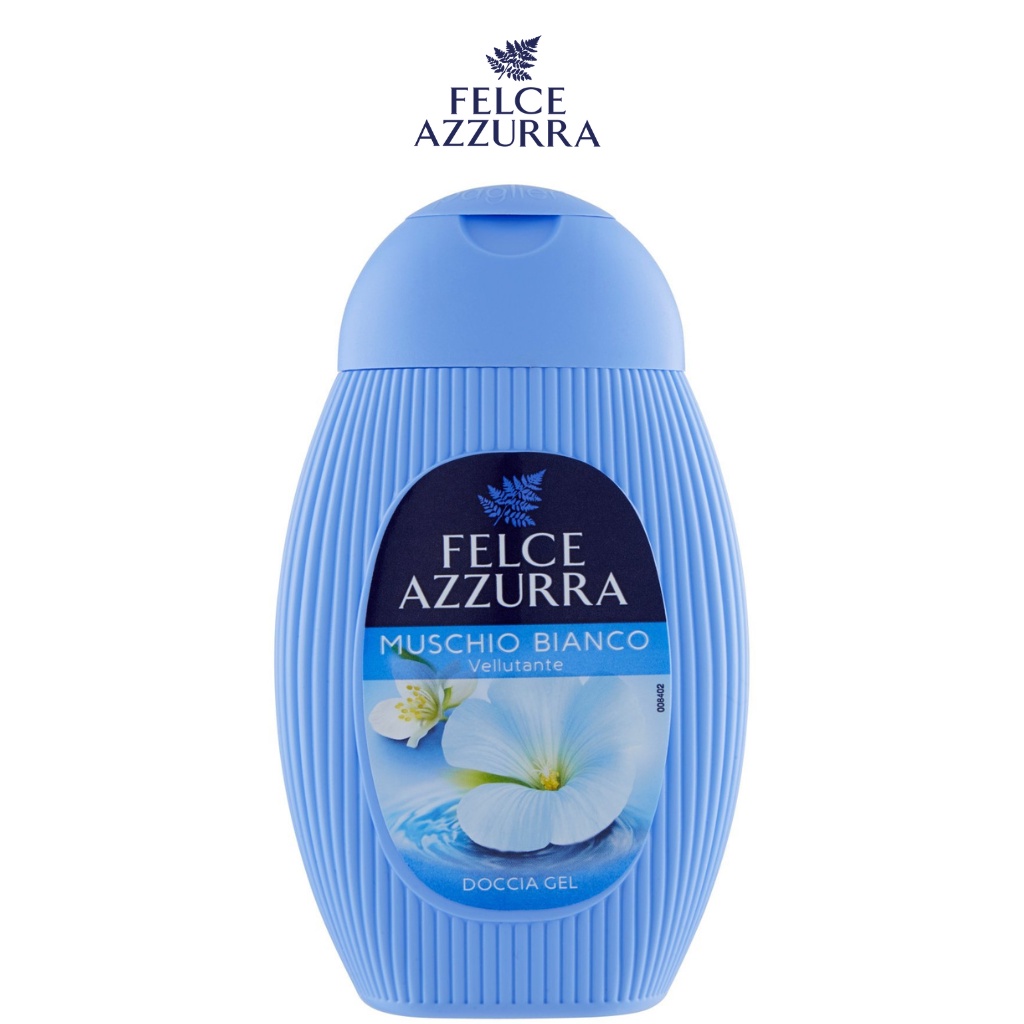 Sữa Tắm FELCE AZZURRA Muschio Bianco Hương Nước Hoa Xạ Hương Trắng & Hổ Phách Dưỡng Ẩm 250ML - 8001280029882