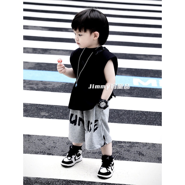 [Hàng Mới Về] Quần Short Cotton Nguyên Chất Dáng Rộng Thoải Mái Dễ Phối Đồ Phong Cách Mùa Hè Cho Bé Trai