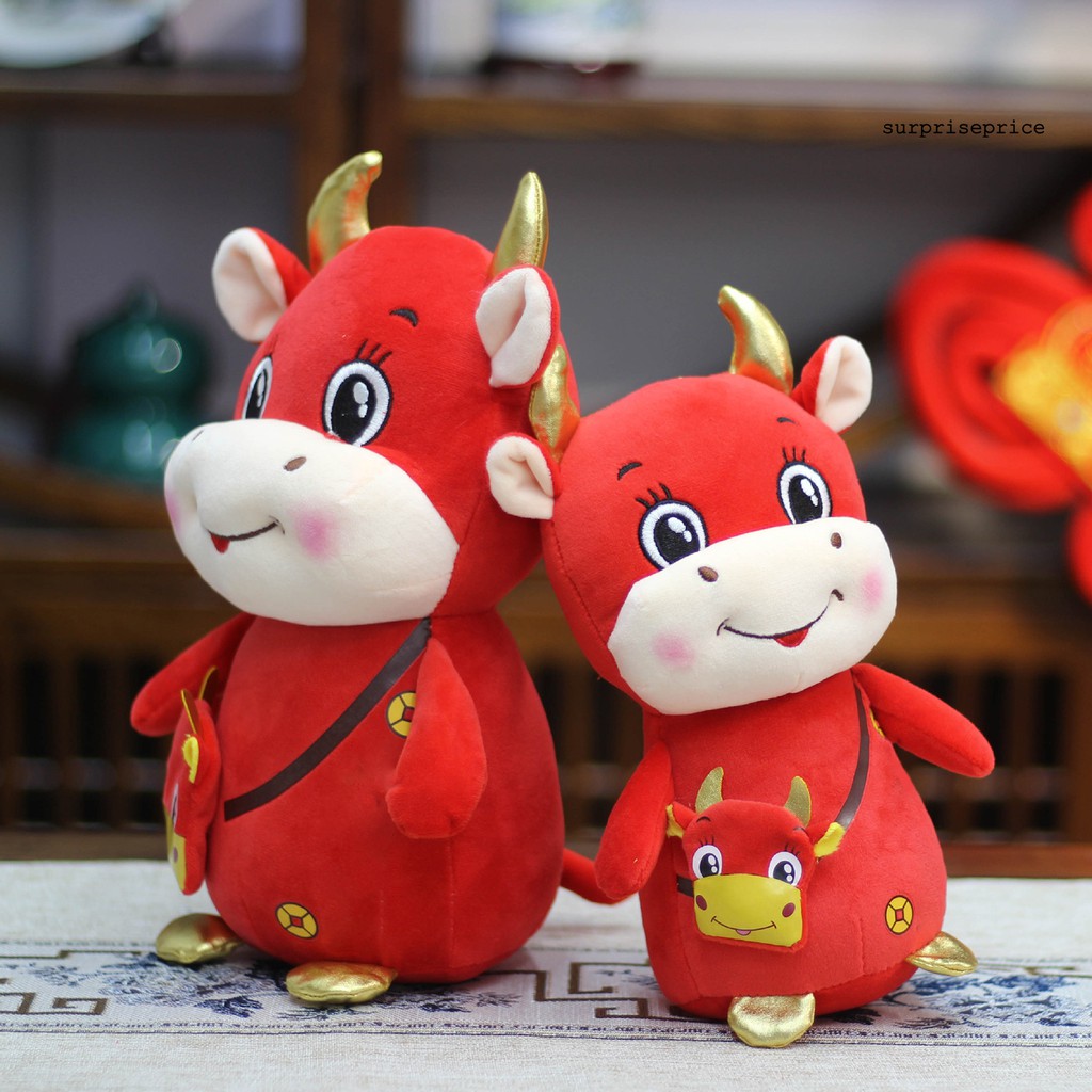 đồ chơi nhồi bông Hình Bò Sữa Đáng Yêu