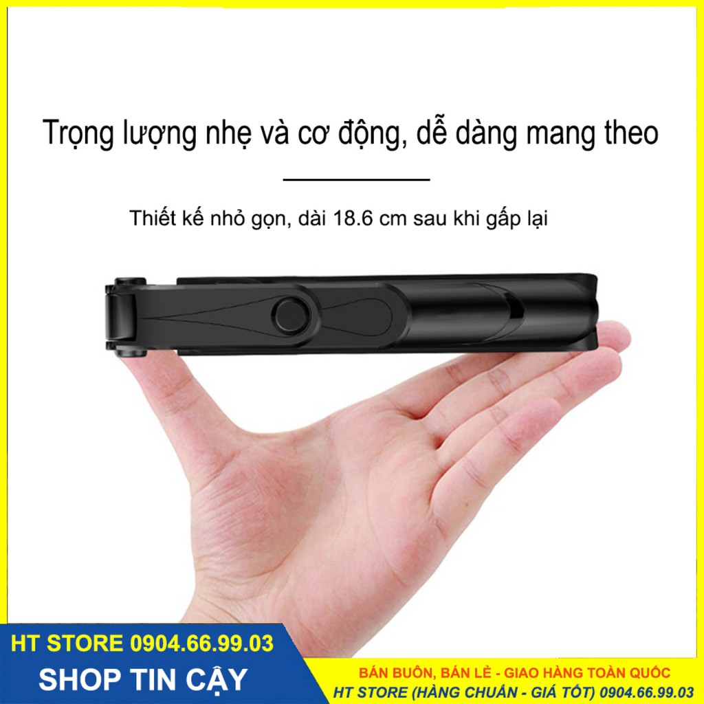 Gậy Chụp Ảnh Tự Sướng XT09 3in1, có Bluetooth ,3 Chân Đa Năng, Chụp Hình Selfie, Giá đỡ điện thoại livestream