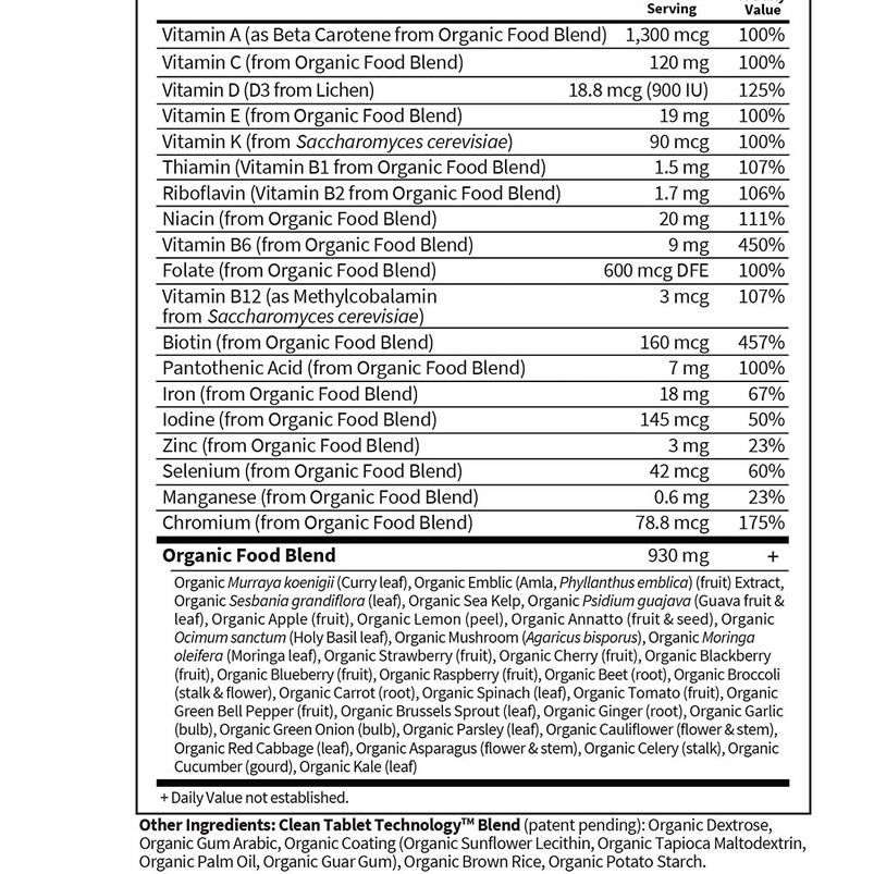 Vitamin Hữu Cơ Tổng Hợp Cho Mẹ Bầu và Sau Sinh Garden of Life Mykind Organics Prenatal Once Daily