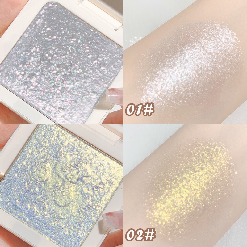 Bảng phấn bắt sáng XIXI 4 màu tông nhũ kim tuyến trang điểm mặt | BigBuy360 - bigbuy360.vn