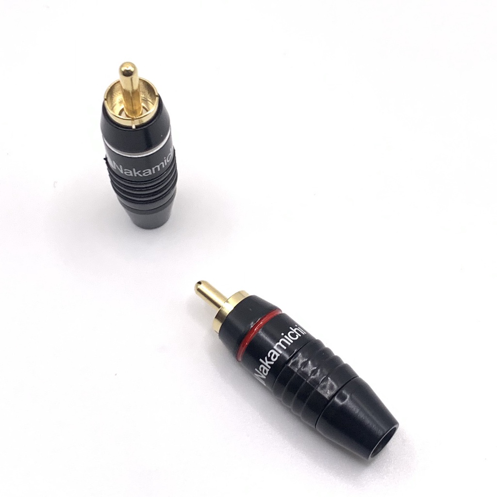 Combo 4 Jack AV Nakamichi Đực  Đồng OFC, Mạ Vàng 24k - Đầu AV Đực, Jack RCA/Jack Hoa Sen Lỗi 1 Đổi 1 Trong 7 Ngày