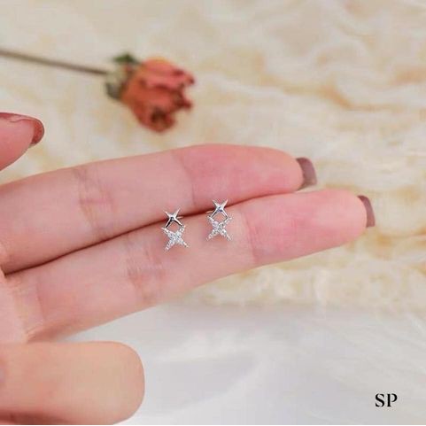 BÔNG TAI BẠC TA NGÔI SAO XINH XẮN