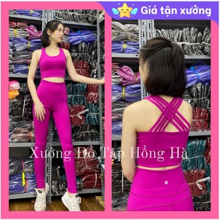 ✅ Ảnh Thật 100% - Mặc Là Mê ✅Bộ tập GYM nữ đa năng - Yoga nữ - quần áo tập yoga dài lưng DÂY