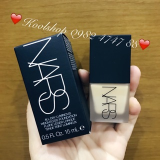 Duy nhất 1 e 15ml kem nền Nars All Day Luminous Weightless Foundation #4