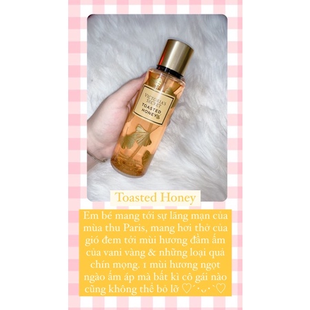 Xịt thơm bodymist Toasted Honey