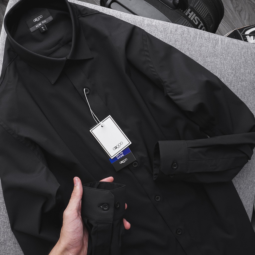 Áo sơ mi dài tay chất liệu bamboo co giãn thoải mái 5148