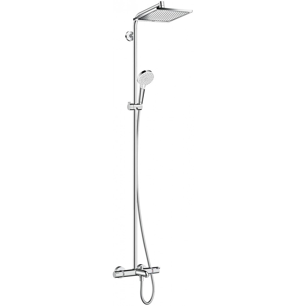 Bộ sen vòi Hansgrohe 27298000 Crometta E 240 (sen vuông 3 in 1)