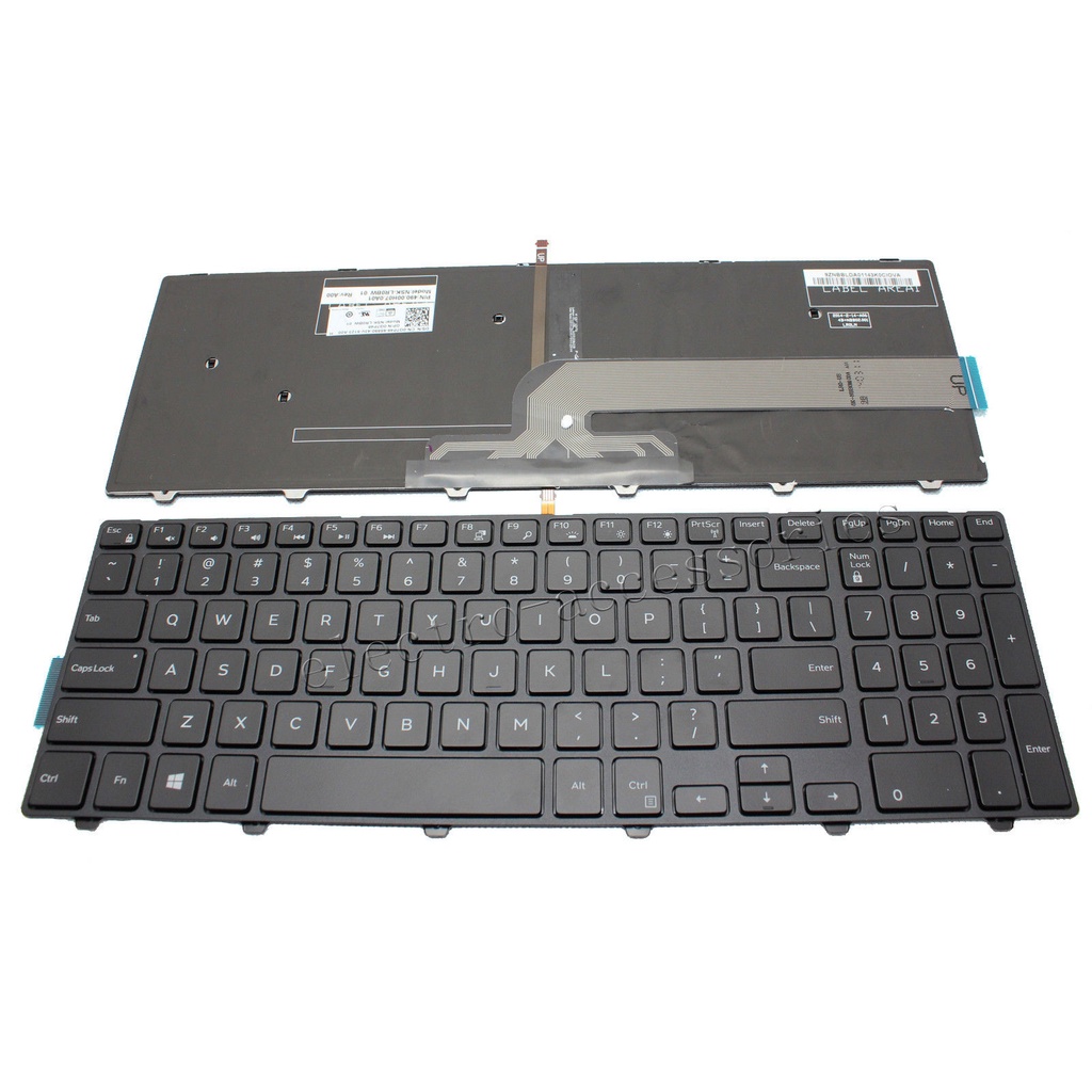 Bàn Phím Laptop Dell Inspiron 3493 5368 5370 5373 5378, 15-7000 7370 7373 7378 7460 7466 7467 7560 7569 7570 7572 Zin