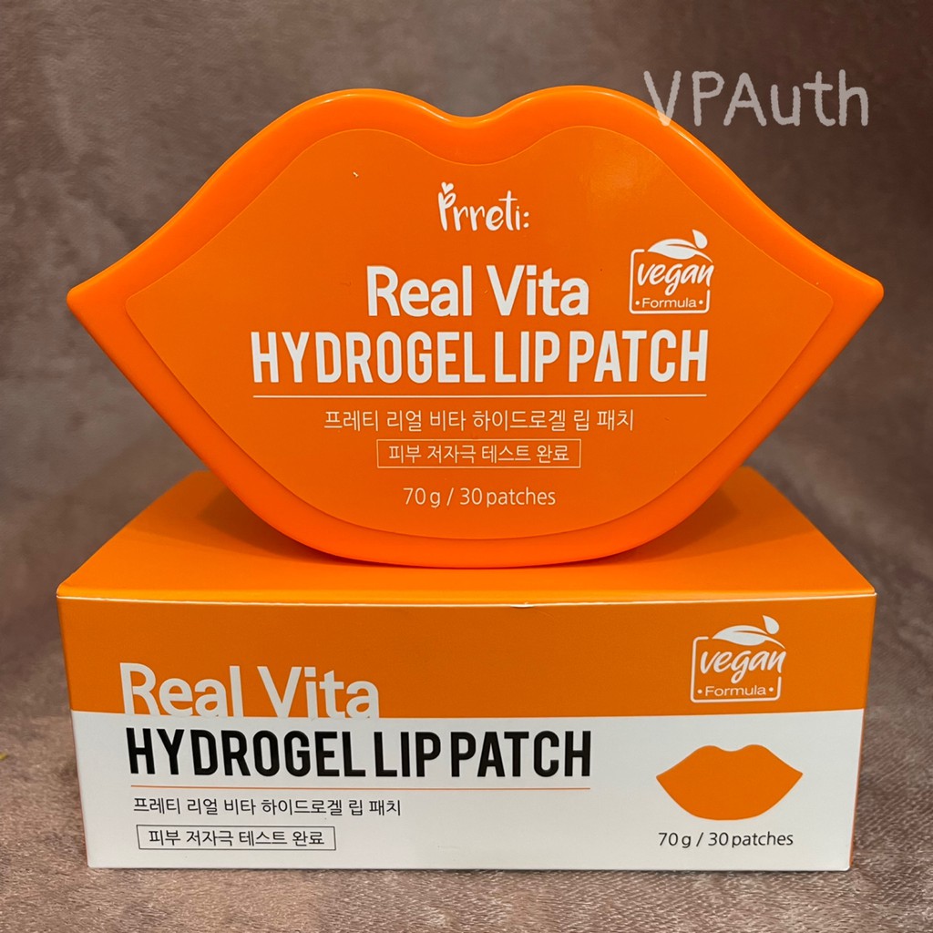 Mặt nạ môi Prreti real vita hydrogel lip patch